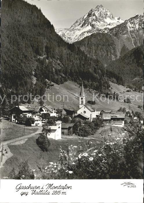 Gaschurn Vorarlberg Teilansicht