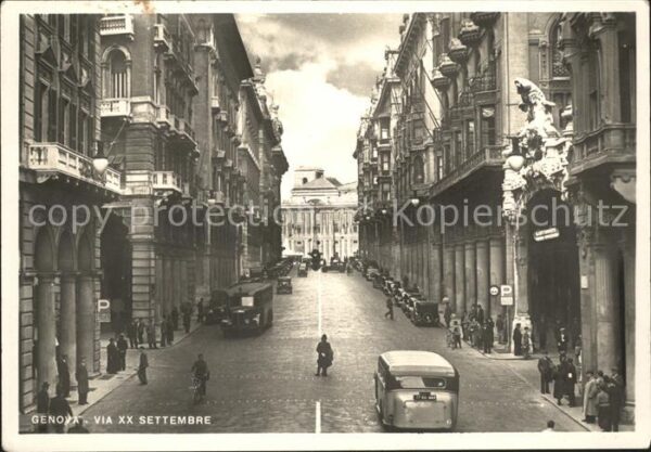Genova Genua Liguria Via Settembre