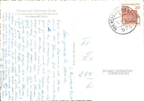 Bad Neustadt Sanatorium Fränkische Saale – Bild 2