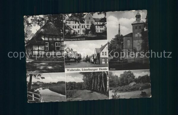 Walsrode Lueneburger Heide Hermann Löns- Grab Kirche Forsthaus