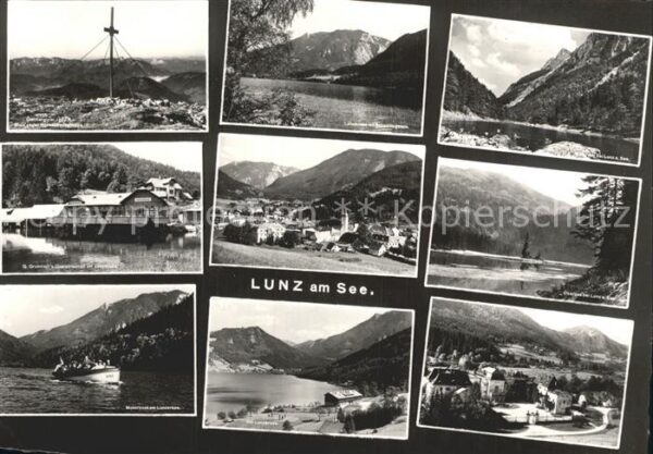 Lunz See Niederoesterreich Schloss Seehof Ötschergipfel Lunzersee