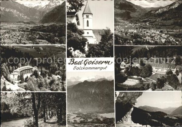 Bad Goisern Salzkammergut Kirche Stadtansicht