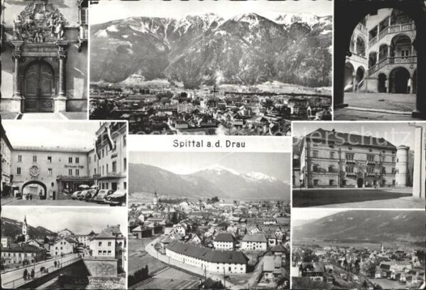 Spittal Drau Panorama Altstadt