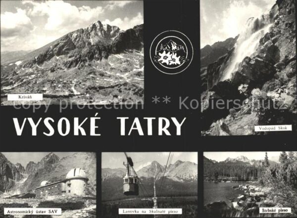 Tatry Vysoke Gebirge Seilbahn Krivan See