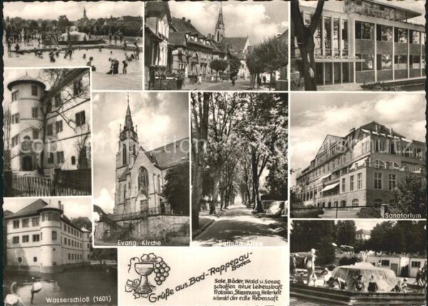 Bad Rappenau Sanatorium Wasserschloss Evangelische K