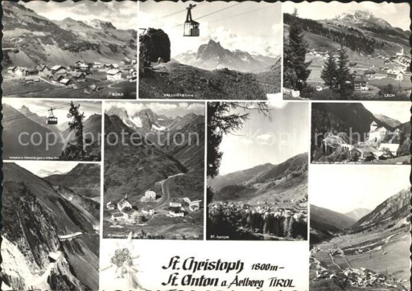 St Anton Arlberg Sankt Christoph Vallugabahn Zürd