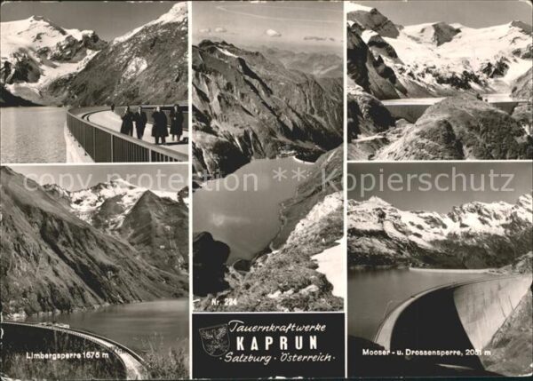 Kaprun Limbergsperre Mooser- und Drossensperre