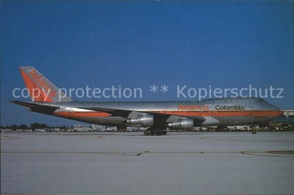 Flugzeuge Zivil Avianca Colombia Boeing 747-123 N9664 c