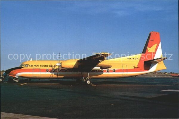 Flugzeuge Zivil Air New South Wales Fokker F27-500F VH-