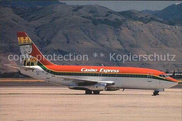 Flugzeuge Zivil Casino Express Boeing 737-2H4 N456TM c/