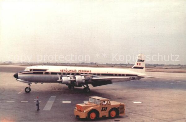 Flugzeuge Zivil Aerolineas Peruanas DC-7B C/N 44.870 OB