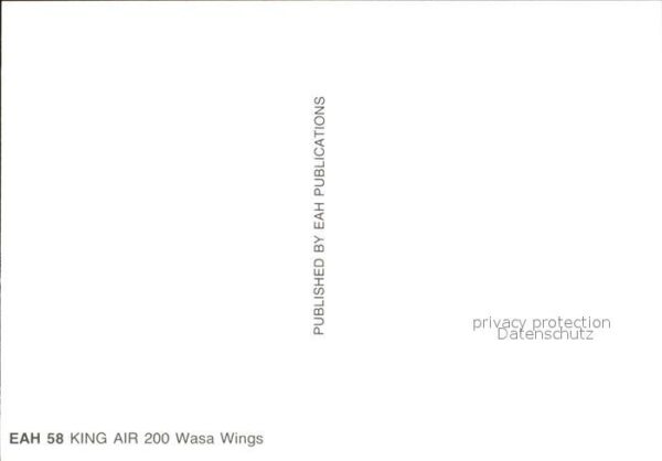 Flugzeuge Zivil King Air 200 Wasa Wings – Bild 2