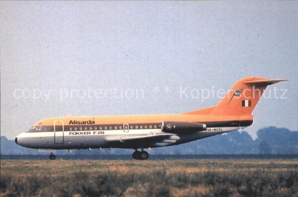 Flugzeuge Zivil Alisarda Fokker F-28 PH-MOL