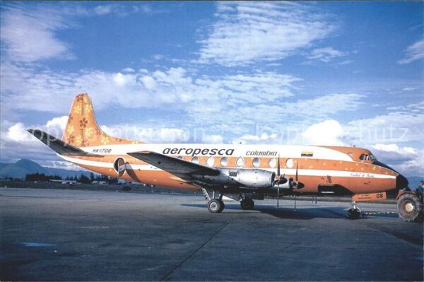 Flugzeuge Zivil Aeropesca Colombia Viscount 745 D HK-17