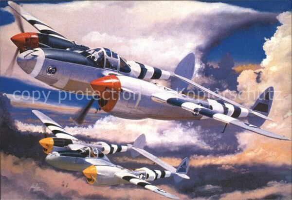 Flugzeuge Militaria Lockheed P-38 Lightning USAAF