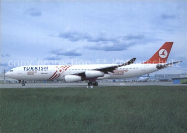 Flugzeuge Zivil Turkish Airlines World Cup Airbus 340 T