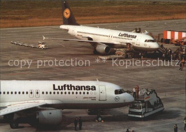 Lufthansa Airbus A320 Airbustaufe Leipzig