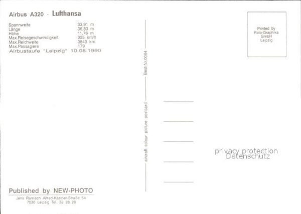 Lufthansa Airbus A320 Airbustaufe Leipzig – Bild 2