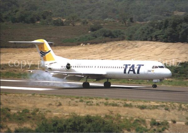 Flugzeuge Zivil T.A.T. Fokker 100 F-GIOA cn 11261