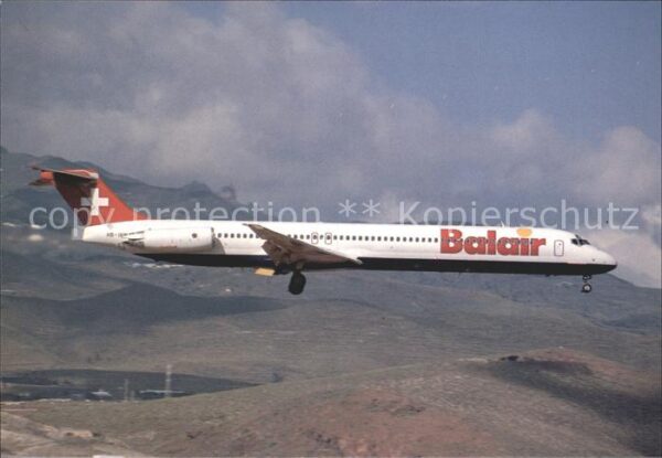 Flugzeuge Zivil Balair McDonnell Douglas MD-83 HB-INW