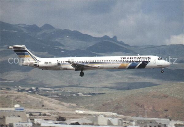 Flugzeuge Zivil Transwede McDonnell Douglas MD-83 SE-DH