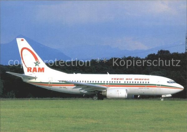 Flugzeuge Zivil RAM Royal Air Maroc Boeing 737-7B6 CN-R