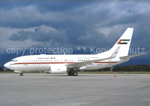 Flugzeuge Zivil Abu Dhabi Amiri Flight Boeing 737-7Z5 A