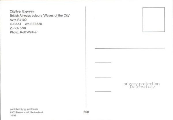 Flugzeuge Zivil British Airways Waves of the City Cityf – Bild 2