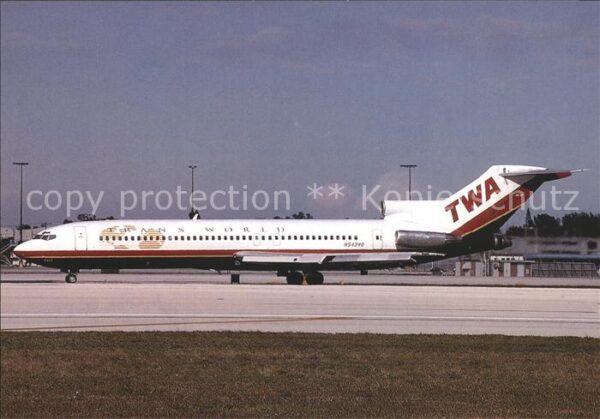 Flugzeuge Zivil TWA Trans World Airlines Boeing 727-231