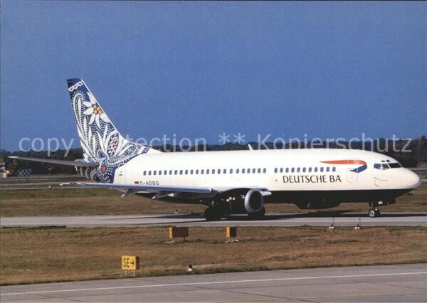 Flugzeuge Zivil Deutsche BA B737-3L9 D-ADBG c/n 25125/2