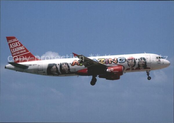Flugzeuge Zivil Air Asia Airbus 320-200 9M-AFP Cn 3000
