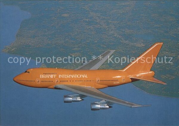 Flugzeuge Zivil Braniff International Boeing 747SP-27 N