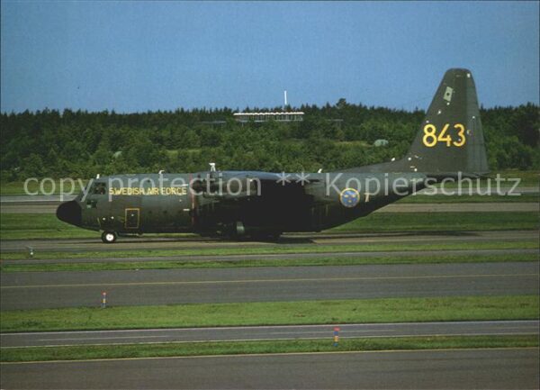 Flugzeuge Militaria Swedish Air Force Tp 84 Hercules C-130