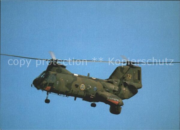 Hubschrauber Helikopter Swedish Navy Boeing Vertol 107