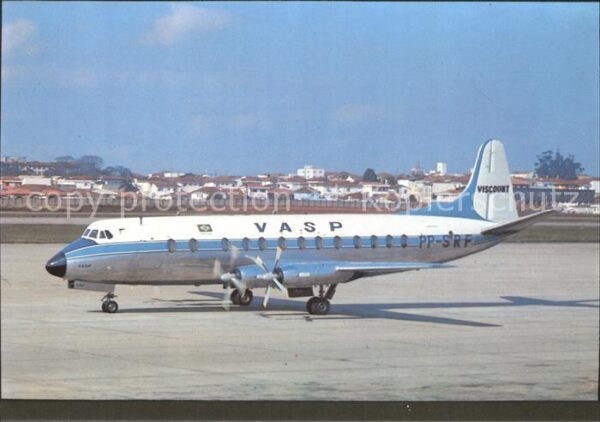 Flugzeuge Zivil VASP Brasil V. Viscount 827 PP-SRF