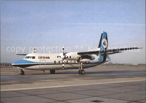 Flugzeuge Zivil Citylink Airways Fokker F27 Mk200 c/n 1