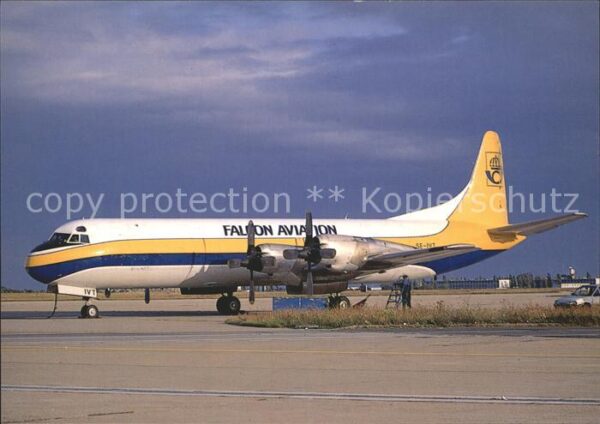 Flugzeuge Zivil Falcon Aviation Lockheed L-188CF Electr