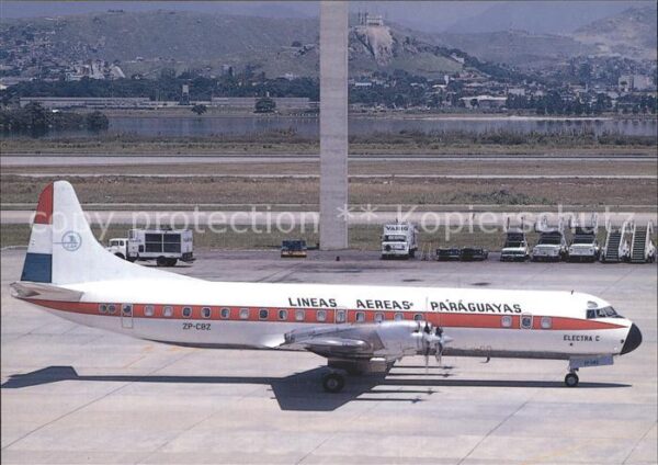 Flugzeuge Zivil Lineas Aereas Paraguayas Lockheed 188C