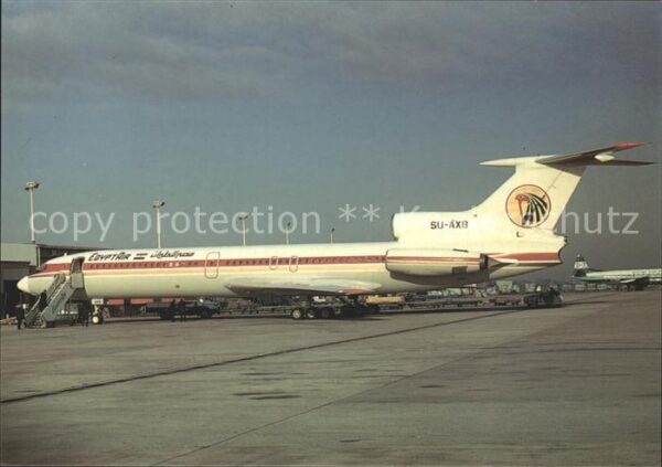 Flugzeuge Zivil Egyptair Tupolev TU-154