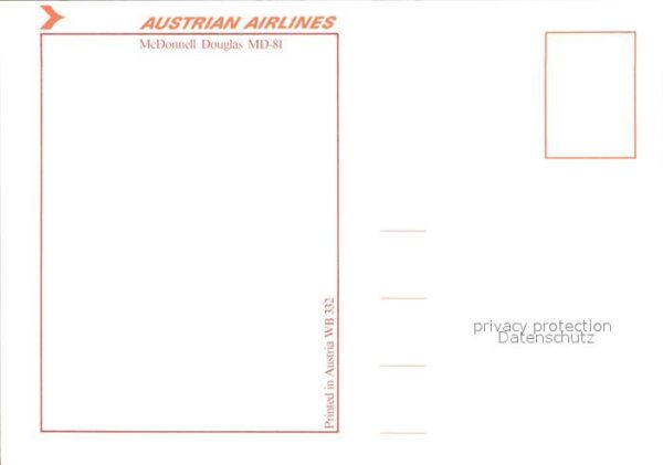 Flugzeuge Zivil Austrian Airlines McDonnell Douglas MD- – Bild 2