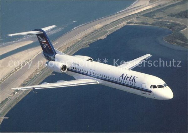 Flugzeuge Zivil Air UK Fokker 100 G-UKFA