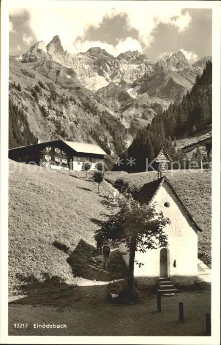 Einoedsbach Kapellchen Mädelegabelgruppe
