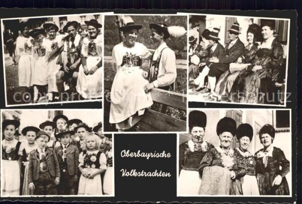 Garmisch-Partenkirchen Oberbayrische Volkstrachten