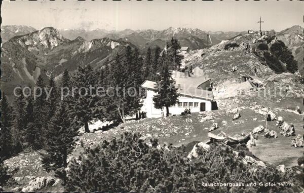 Ruhpolding Rauschberghaus und Gipfel