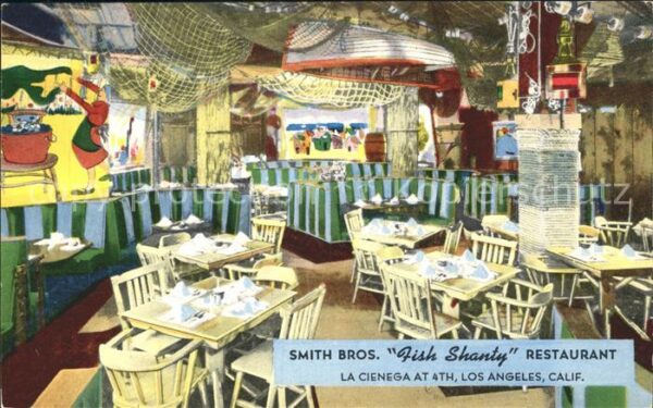 Los Angeles California Fish Shanty Restaurant