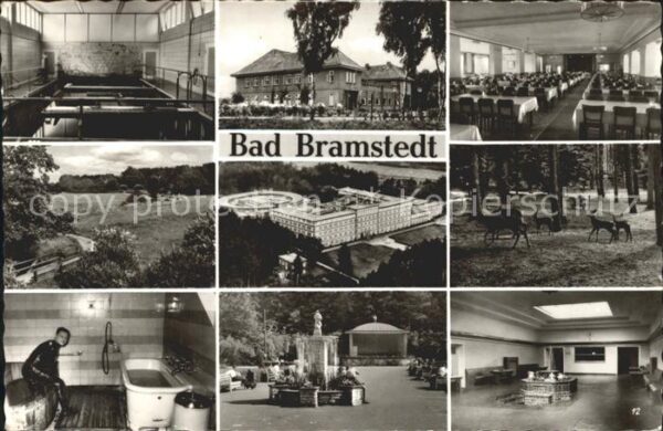 Bad Bramstedt Hallenbad Park Moorbad Kurhaus Pavillon