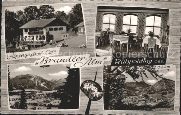 Ruhpolding Alpengasthof Cafe Brandler Alm Gaststub