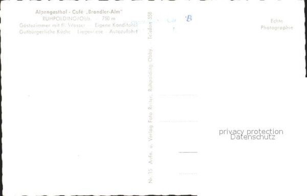 Ruhpolding Alpengasthof Cafe Brandler Alm Gaststub – Bild 2