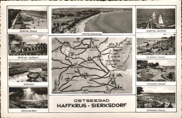 Haffkrug Sierksdorf Strandpartien Wellenbad Abendstimmung a