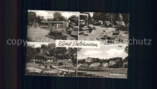 Bad Salzhausen Kurpark Milchbar Minigolfplatz Am Hasen